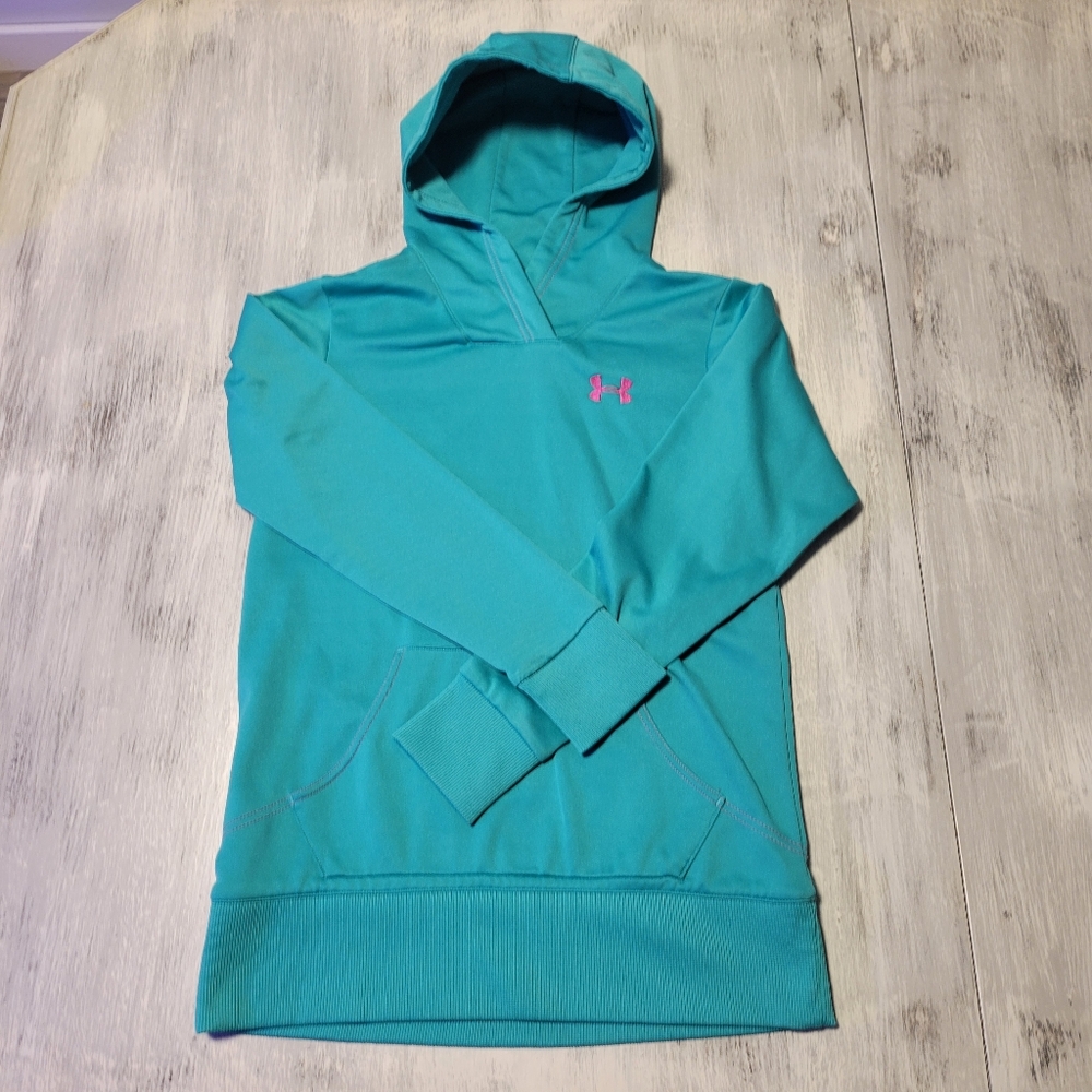Teal & Pink Under Armour Hoodie